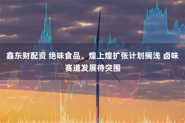 鑫东财配资 绝味食品、煌上煌扩张计划搁浅 卤味赛道发展待突围
